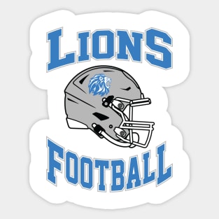 Detroit Lions Football Team Sticker